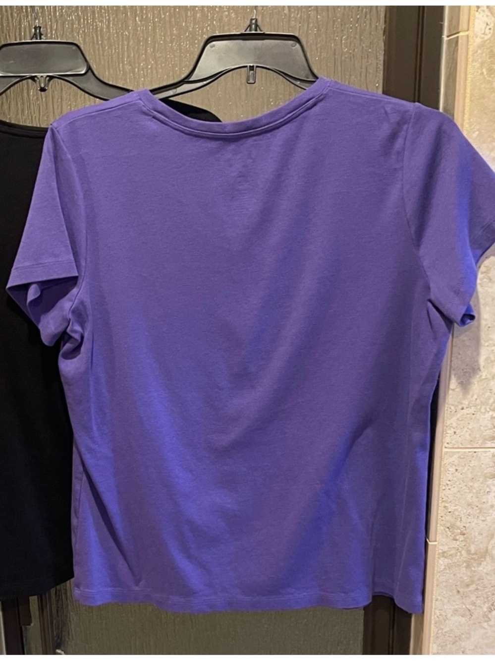 St. John's Bay Purple Essential Tee - Picture 5 of 13